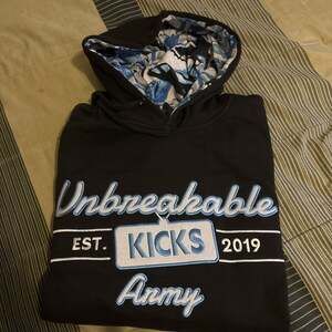 Unbreakable Kicks Limited Edition Army Hoodie Sweatshirt Mens Sz XXL Black